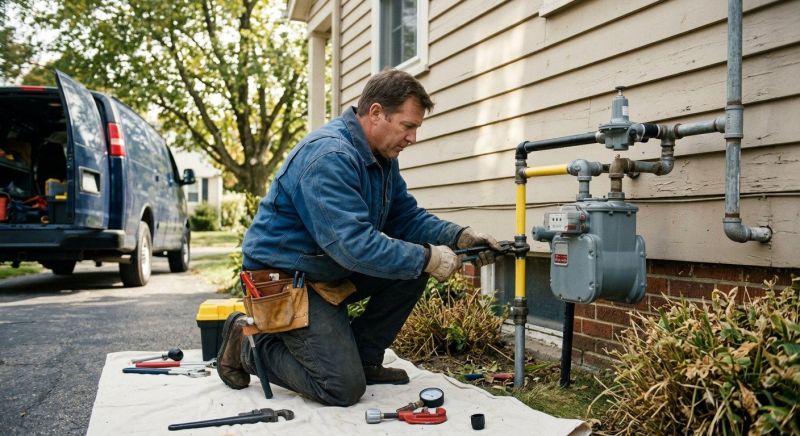 Natural Gas Line Repair