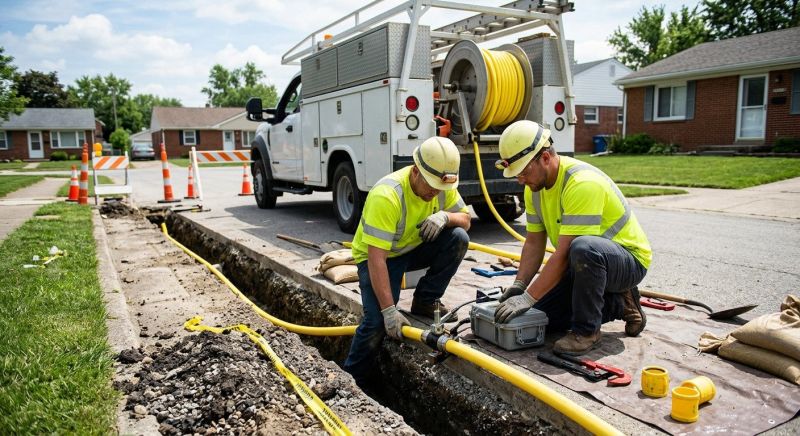 Gas Line Rerouting in Columbus, OH