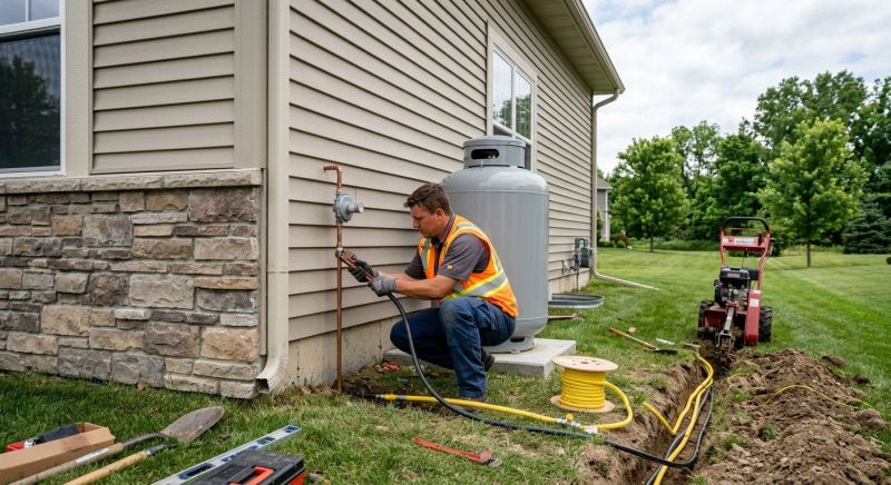Propane Line Installation in Columbus, OH