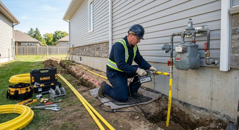 Natural Gas Line Installation in Sacramento, CA
